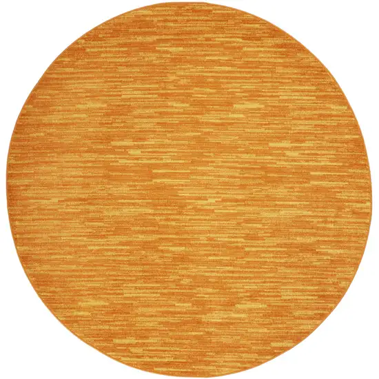 Sunburst Round Non Skid Indoor Outdoor Area Rug Photo 3