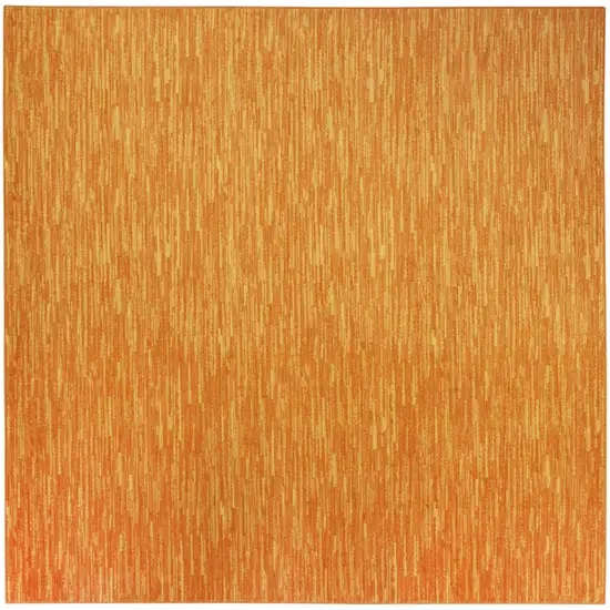 Orange Square Indoor Outdoor Area Rug Photo 2