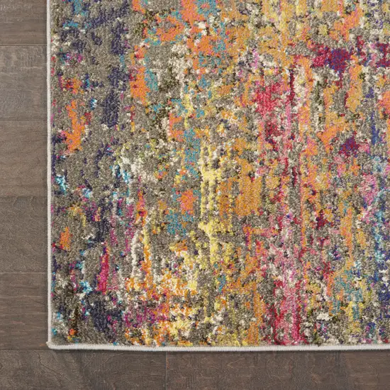 Sunset Abstract Power Loom Non Skid Area Rug Photo 9