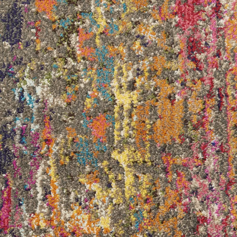 Sunset Abstract Power Loom Non Skid Area Rug Photo 3
