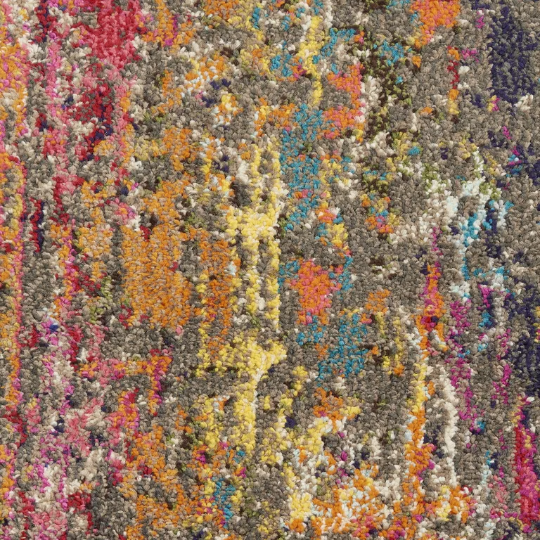 Sunset Abstract Power Loom Non Skid Area Rug Photo 2