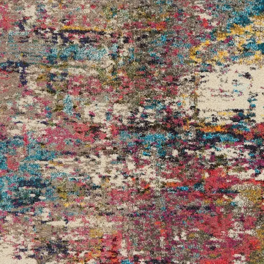 Sunset Abstract Power Loom Non Skid Area Rug Photo 3
