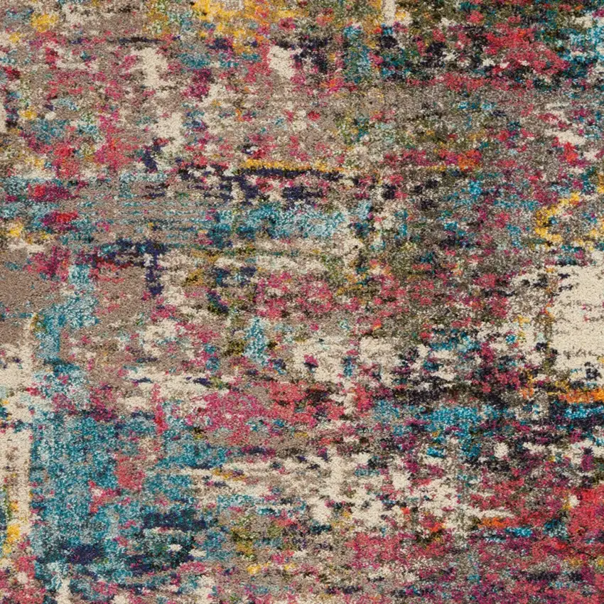 Sunset Abstract Power Loom Non Skid Area Rug Photo 7