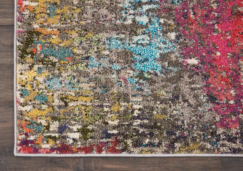 Sunset Abstract Power Loom Non Skid Area Rug Photo 9