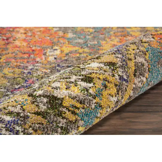 Sunset Abstract Power Loom Non Skid Area Rug Photo 8
