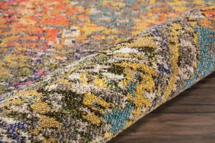 Sunset Abstract Power Loom Non Skid Area Rug Photo 8