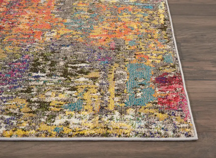 Sunset Abstract Power Loom Non Skid Area Rug Photo 8