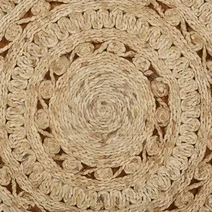 Photo of Sunshine Golden Natural Jute Area Rug