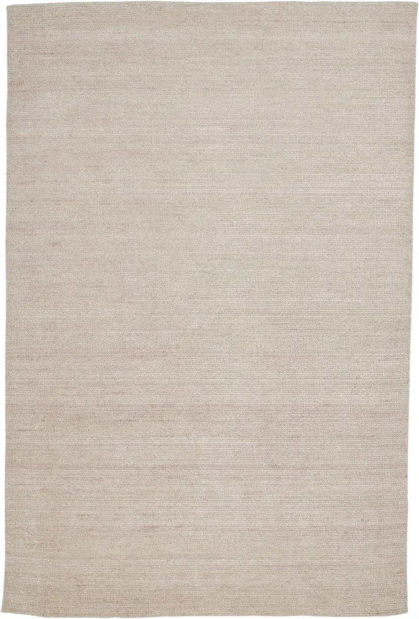 Tan Abstract Hand Woven Area Rug Photo 2