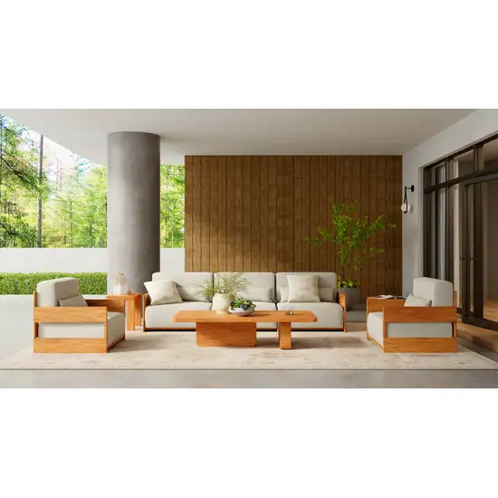 Tan And Brown Floral Hand Knotted Stain Resistant Area Rug Photo 6