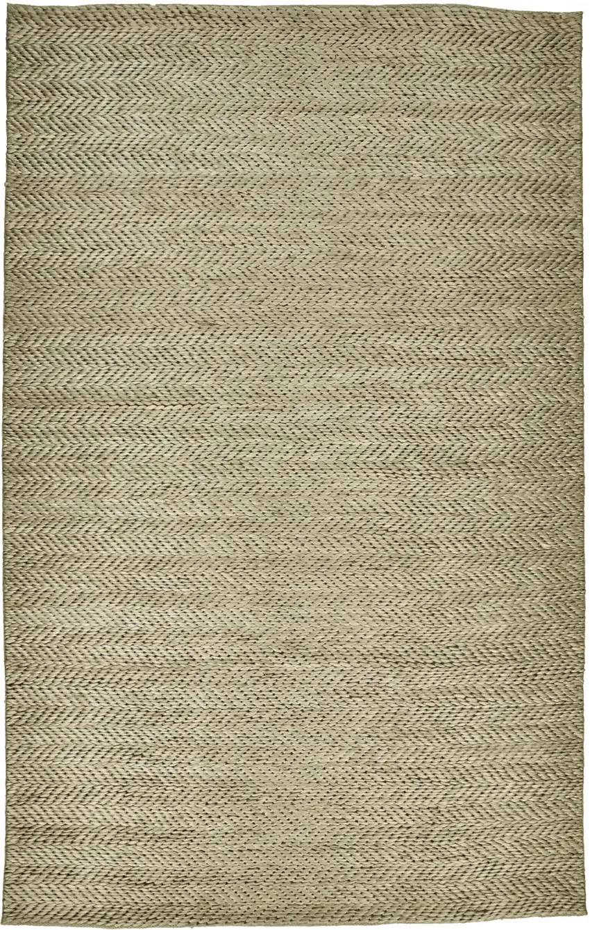 Tan And Gray Hand Woven Area Rug Photo 1