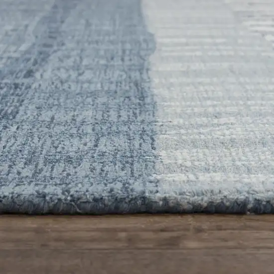 Tan And Natural Wool Striped Hand Tufted Area Rug Photo 1