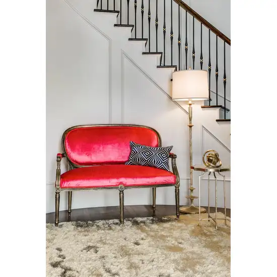 Tan And Taupe Shag Tufted Handmade Area Rug Photo 5