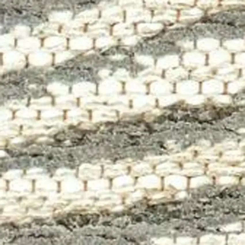 Tan And White Abstract Washable Area Rug With UV Protection Photo 3