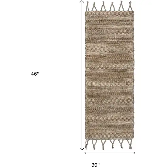 Natural Jute Hand Woven Area Rug Photo 6