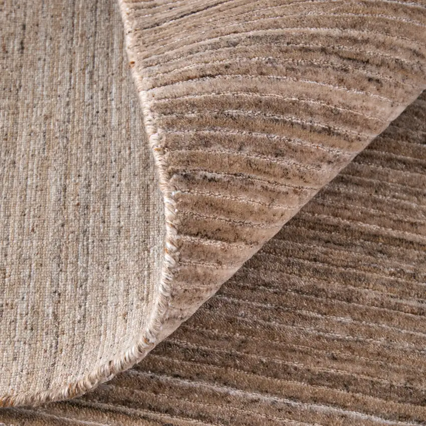 Tan Brown And Gray Handmade Indoor Outdoor Area Rug Photo 9