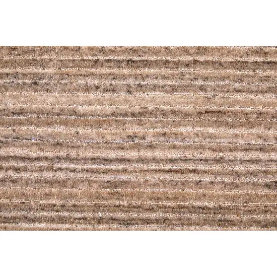 Tan Brown And Gray Handmade Indoor Outdoor Area Rug Photo 8