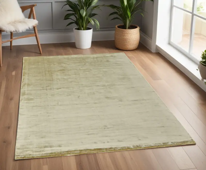 Tan Chevron Hand Woven Area Rug Photo 1