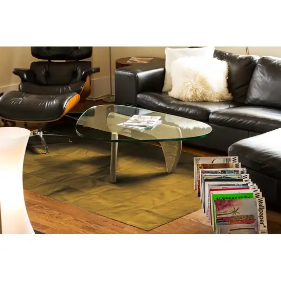 Tan Cowhide Patchwork Area Rug Photo 8