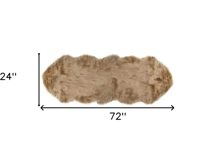 Tan Animal Print Area Rug Photo 6