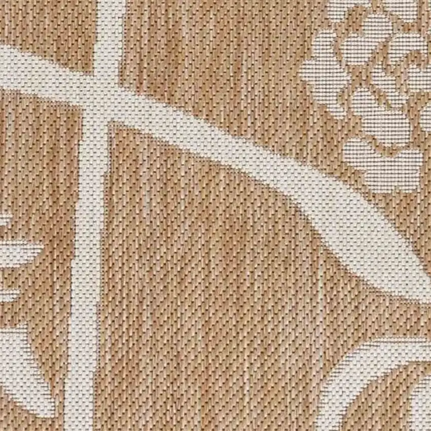 Beige Flamingo Indoor Outdoor Area Rug Photo 4