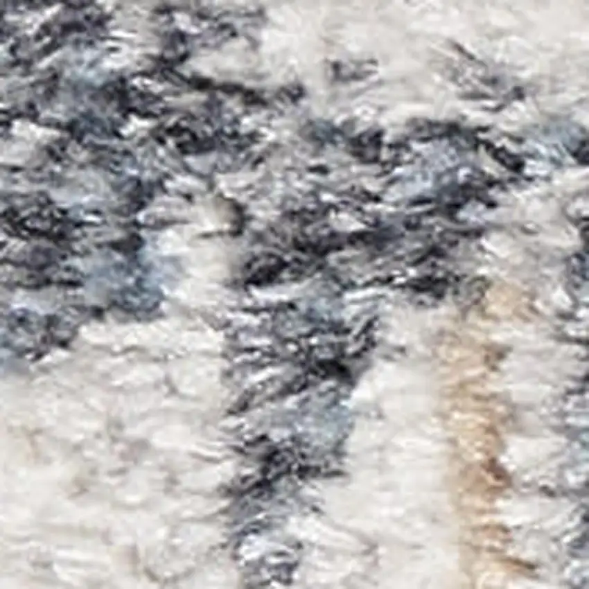 Tan Floral Distressed Area Rug Photo 3