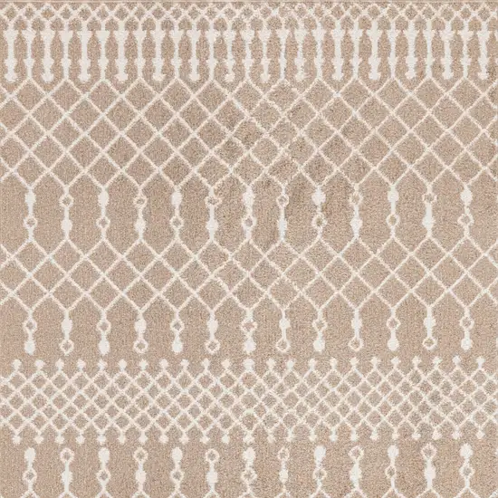 Tan Geometric Area Rug Photo 9