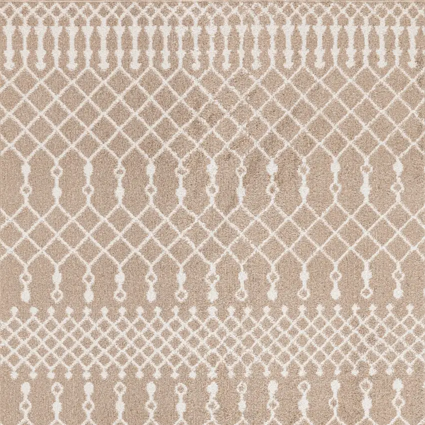 Tan Geometric Area Rug Photo 9