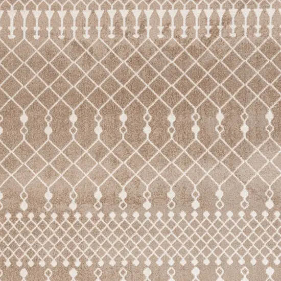 Tan Geometric Area Rug Photo 8