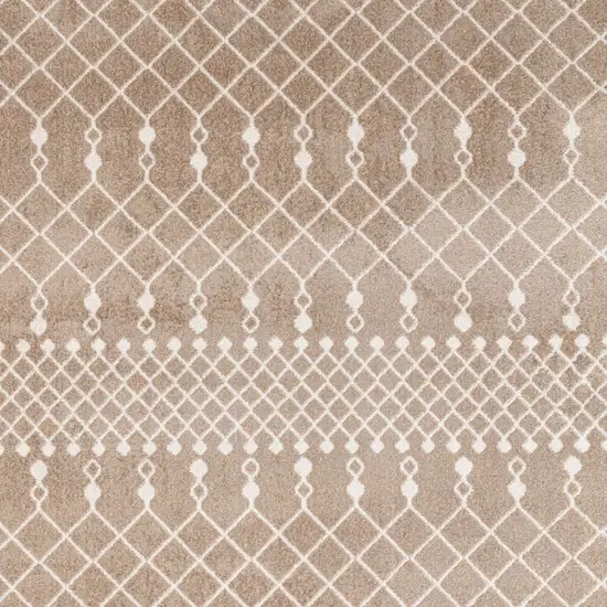Tan Geometric Area Rug Photo 8