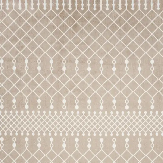 Tan Geometric Area Rug Photo 8