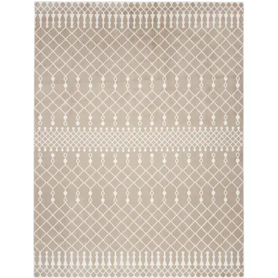 Tan Geometric Area Rug Photo 7