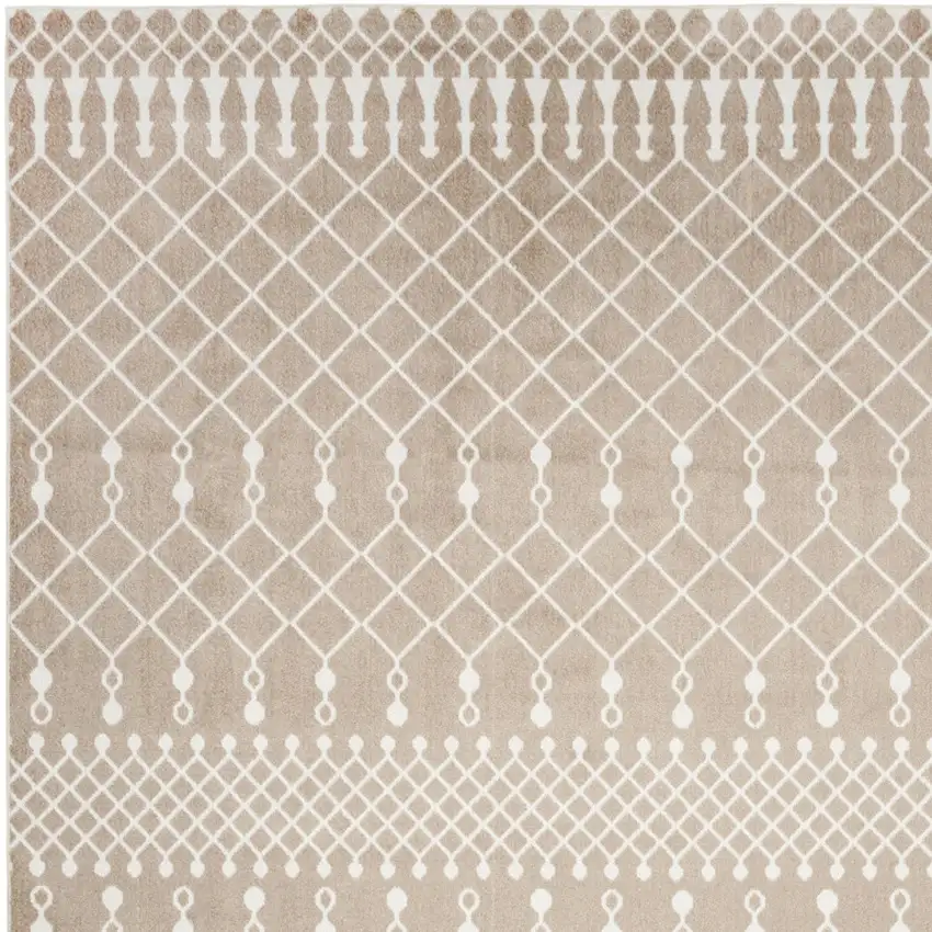 Tan Geometric Area Rug Photo 8