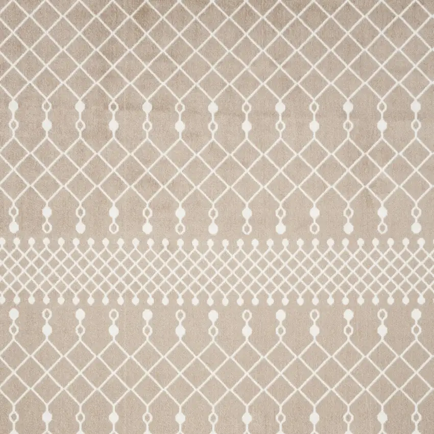 Tan Geometric Area Rug Photo 8