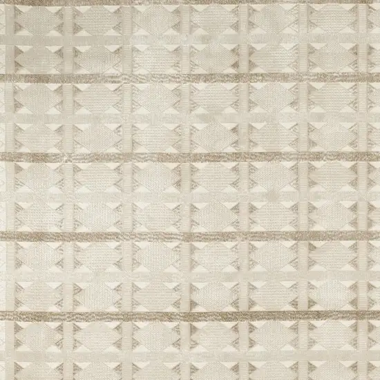 Tan Geometric Area Rug Photo 8