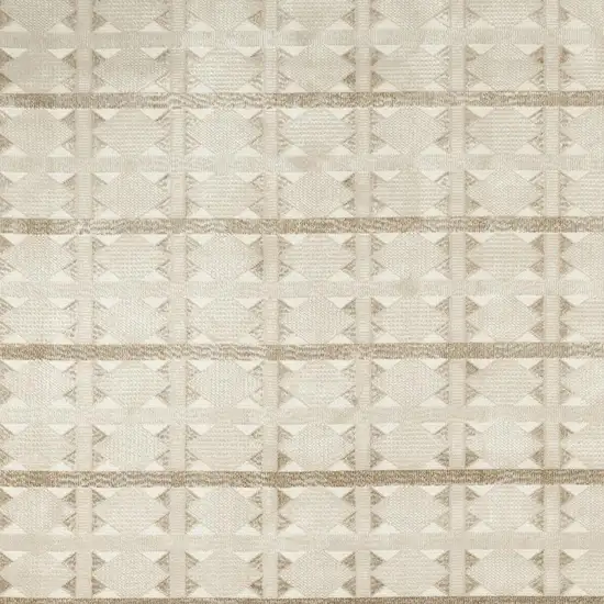 Tan Geometric Area Rug Photo 3