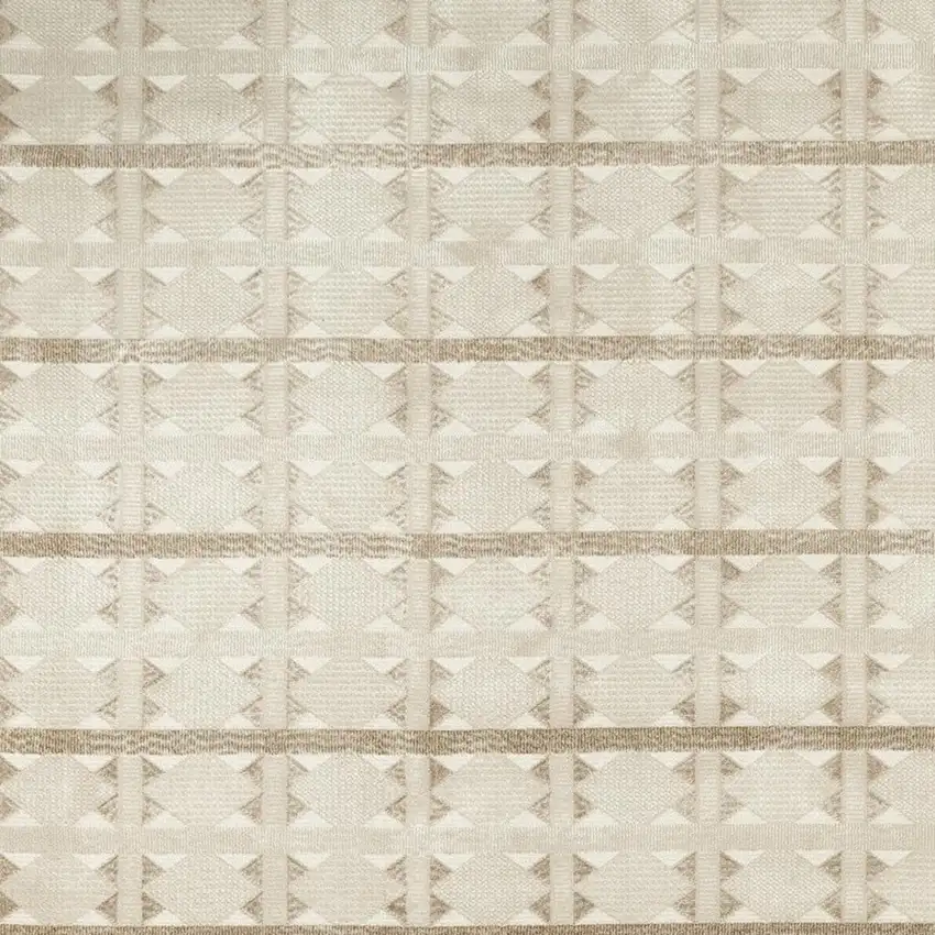 Tan Geometric Area Rug Photo 3