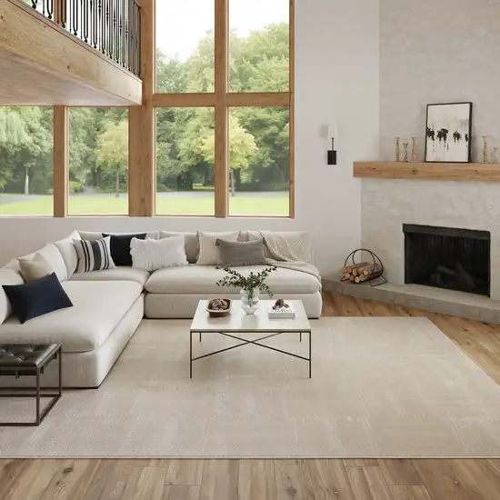 Tan Geometric Area Rug Photo 5