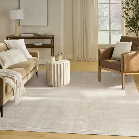 Tan Geometric Area Rug Photo 7