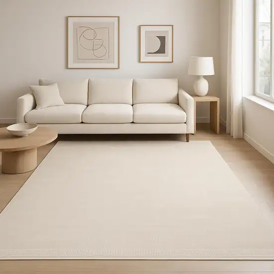 Tan Geometric Area Rug Photo 1