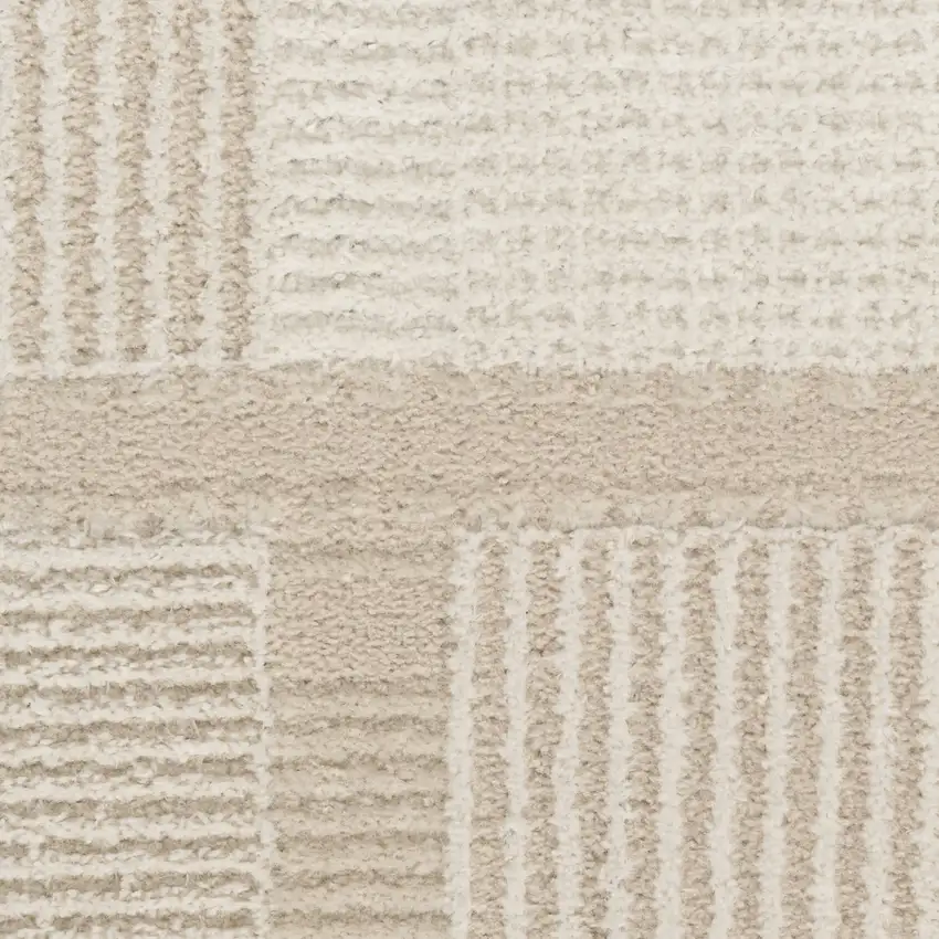 Tan Geometric Area Rug Photo 4