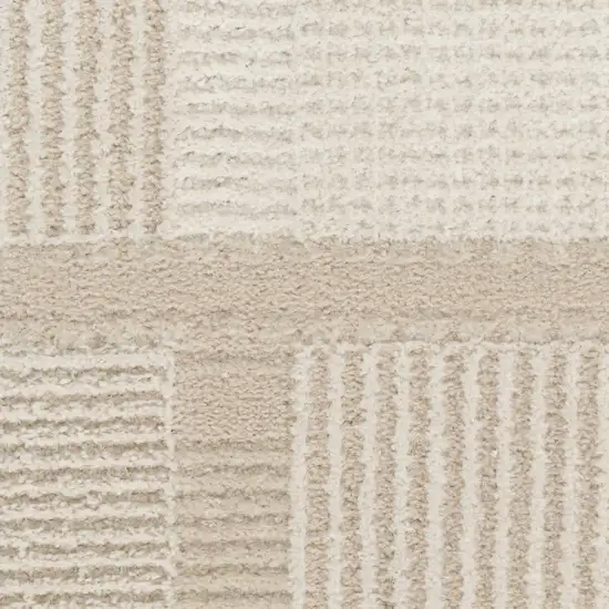 Tan Geometric Area Rug Photo 4