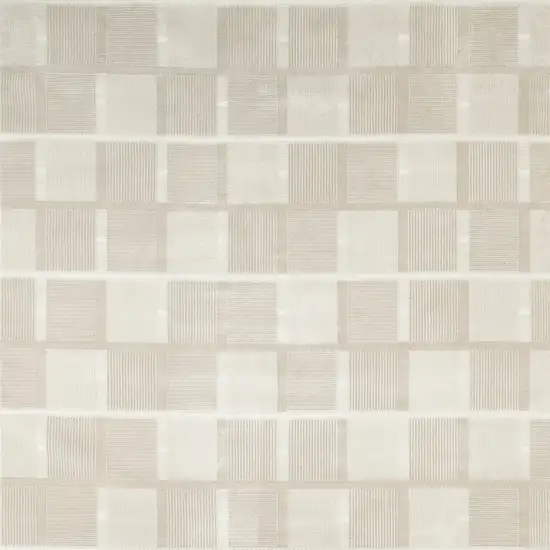 Tan Geometric Area Rug Photo 9