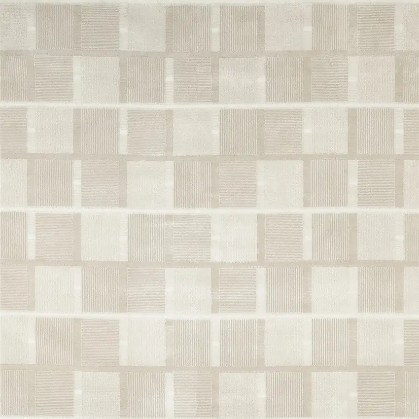 Tan Geometric Area Rug Photo 9