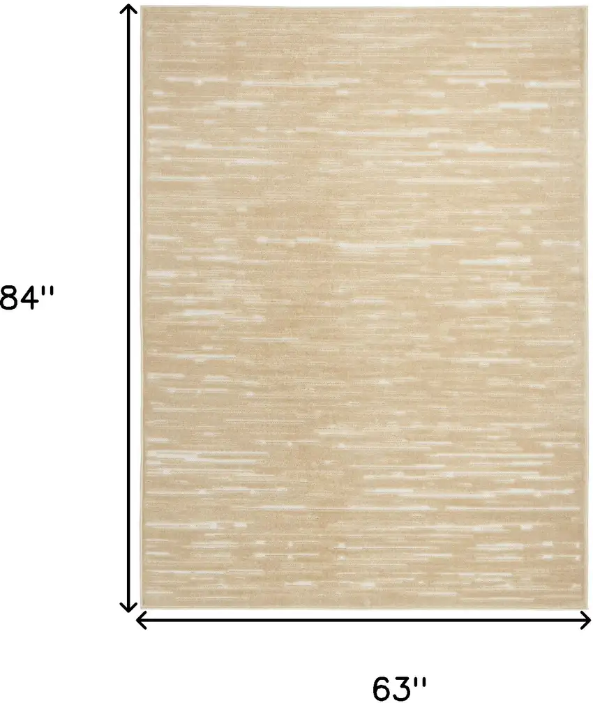 Tan Geometric Area Rug Photo 3