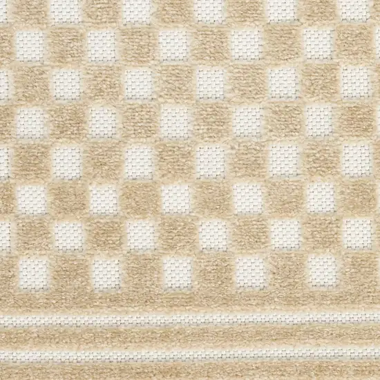 Tan Geometric Area Rug Photo 2