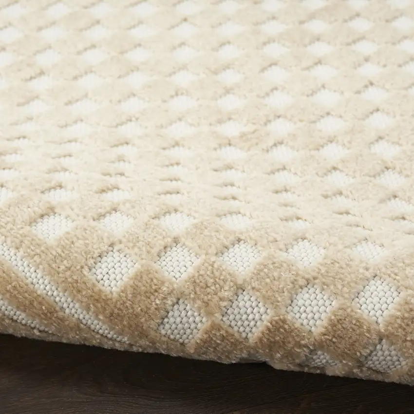 Tan Geometric Area Rug Photo 6