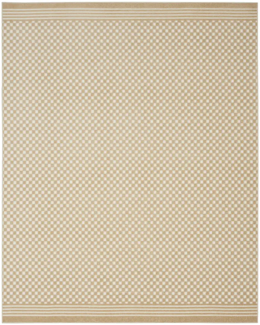 Tan Geometric Area Rug Photo 5