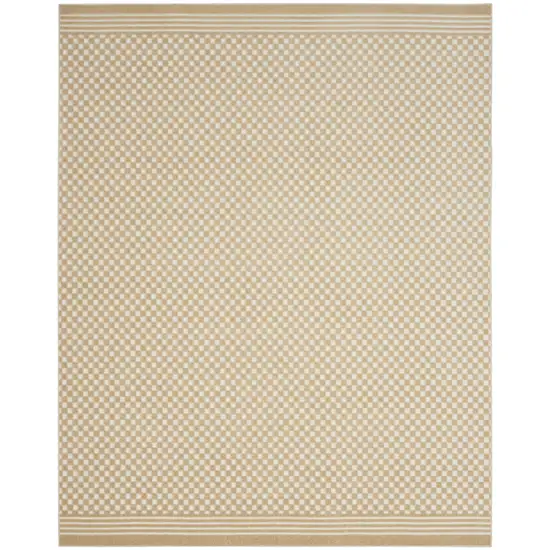 Tan Geometric Area Rug Photo 1