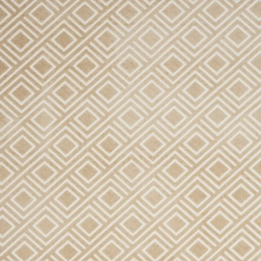 Tan Geometric Area Rug Photo 7